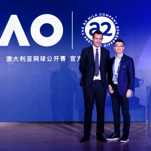 a2成为澳网120年历史上首家官方牛奶合作伙伴,共创大满贯健康体验