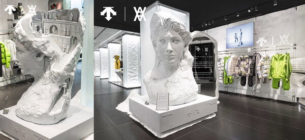 Daniel Arsham为本次联名合作所打造的大型雕塑艺术作品《Victoria Labyrinth》 Daniel Arsham为本次联名合作所打造的大型雕塑艺术作品《Victoria Labyrinth》