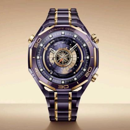 华为发布HUAWEI WATCH ULTIMATE DESIGN非凡大师紫金款高端智能手表，以巅峰之作树立科技新标杆