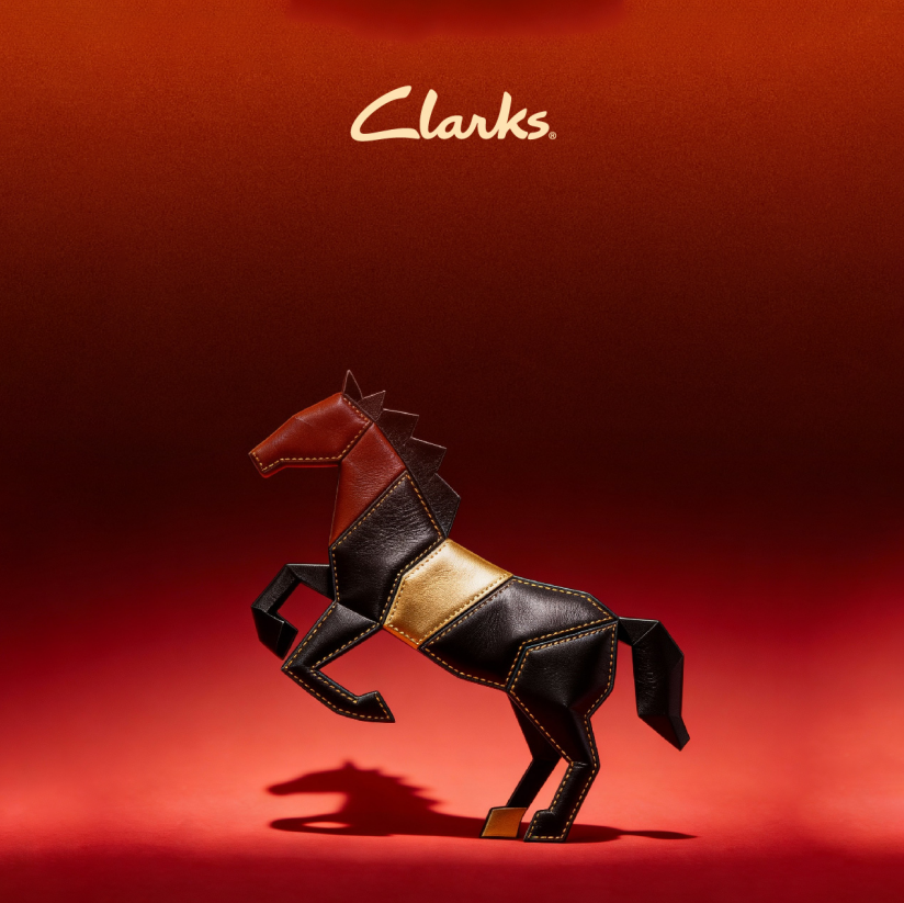 三骏开运，马上Clarks——Clarks呈献2026新年系列，邀你驰骋舒适新程