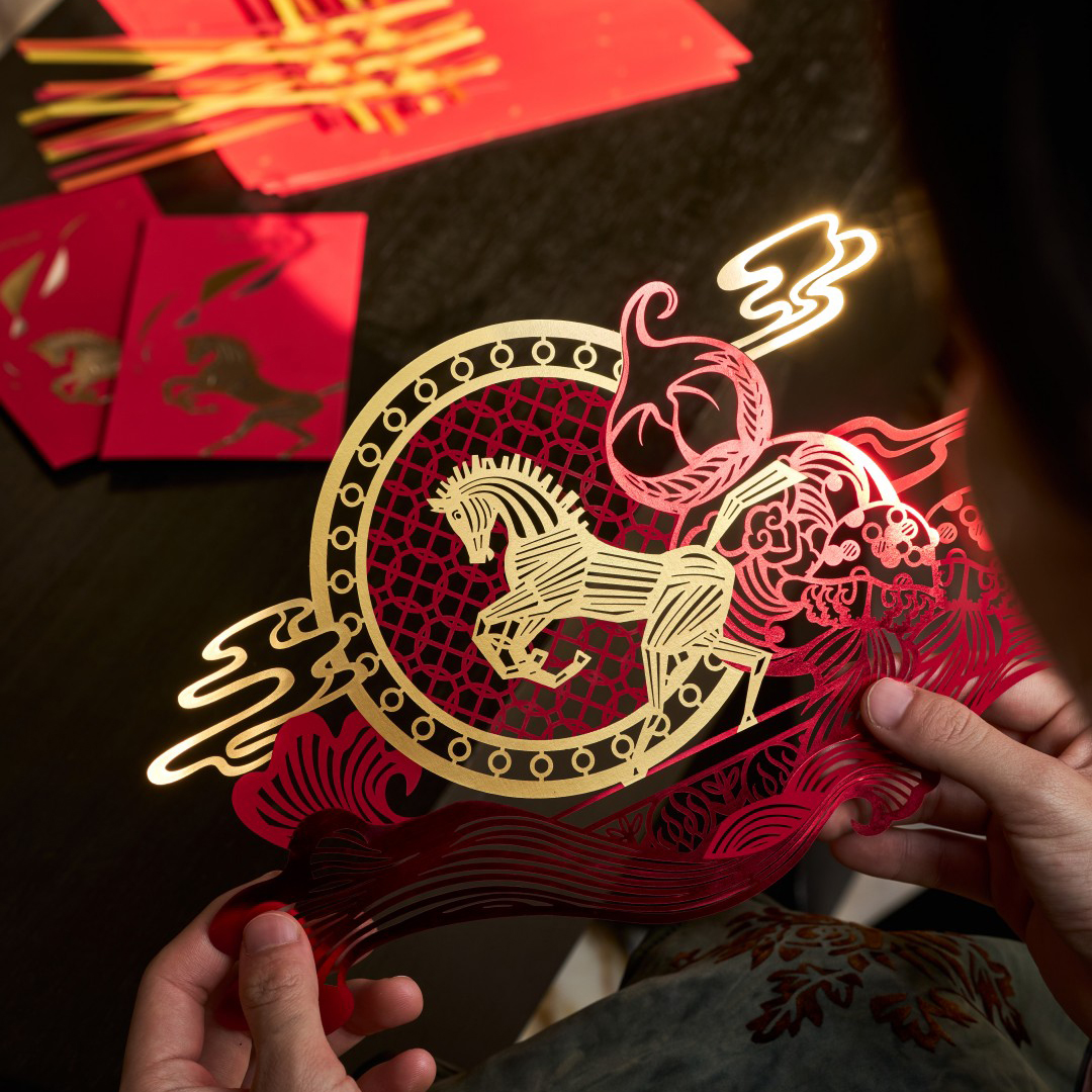 融艺于礼，以纸传情 卓美亚携艺术家温绮雯共呈新春艺术臻礼，喜迎中国农历新年