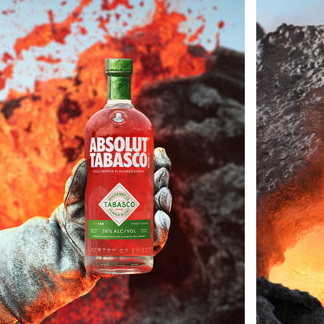 绝对®伏特加携手TABASCO®推出全新联名产品绝对®辣椒仔